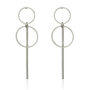 Silver Color Crystal Tassel Earrings for Women Long Drop Earing 2019 Fashion Female Wedding Jewelry Gift Wholesale